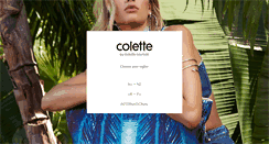 Desktop Screenshot of colettehayman.com