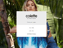 Tablet Screenshot of colettehayman.com